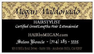 Hair by MEGAN at SALON BOUCLE